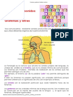 Fonemas y Grafemas Oralidad y Escritura