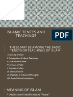 7.islamic Tenets and Teachings