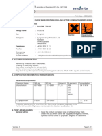 Daconil 720 SC: Safety Data Sheet