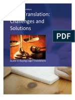 Legal Translation: Challenges and Solutions: Guide To Buying Legal Translations