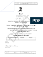 Research Designs and Standards Organisation Ministry of Railways