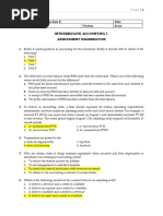 Intermediate 1-Assessment Exam