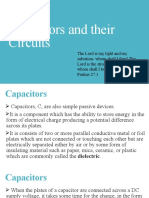 Capacitors and Their Circuits