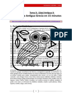Tema 9. La Antigua Grecia en 15 Minutos