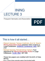 Data Mining: Frequent Itemsets and Association Rules