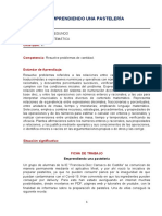 1 Ejemplo de Diseño de Una Situación Significativa MATEMÁTICA