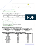 Comparison of Adjectives