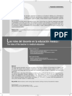 Os Roles Del Docente en La Educación Médica /: The Roles of The Teacher in Medical Education