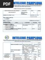 Planeacion de Clase Español Martes 16 de Julio Ciclo III