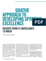 An Integrative Approach To Developing Sporting Excellence: Insights From FC Barcelona'S La Masia'