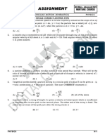 01 Assign # 01 (Circular Motion) - JEE - NURTURE-SC