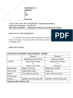 EXP 8 Chloride Estimation