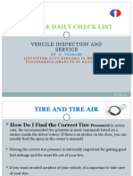 Vehicle Daily Check List