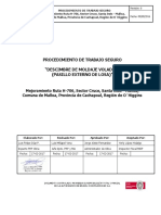 PTS Descimbre de Moldaje Voladizo (Pasillo Externo de Losa)