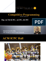 The Acm Icpc, Acpc, Ecpc