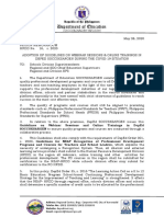 Region Memorandum HRDD 16 ADOPTION OF GUIDELINES ON WEBINAR SESSIONS ONLINE TRAININGS IN DEPED SOCSKSARGEN DURING THE COVID 19 SITUATION 2