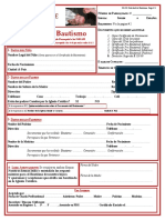 Solicitud de Bautismo: 1-Datos Del Niño