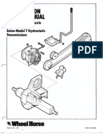 WheelHorse Eaton Model 7 Service Manual