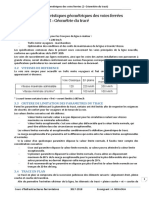 Cours D'infrastructures Ferroviaires Chapitre 2-2. Caractéristiques Géométriques Des Voies Ferrées-Géométrie Du Tracé