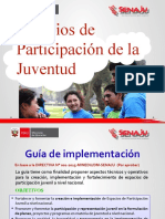 Espacios de Participación de La Juventud COREJU 1