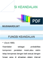 Fungsi Keandalan