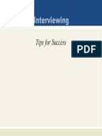 Interviewing: Tips For Success