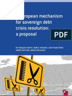 A European Mechanism For Sovereign Debt Crisis Resolution - A Proposal