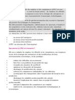 La Gestion Prévisionnelle Des Emplois Et Des Compétence1