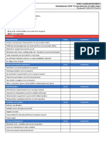 Shorebase HSE Walkthrough Scorecard