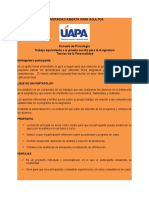 Portafolio Equivalente A La Prueba Escrita Teorías de La Personalidad