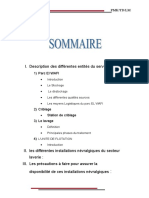 Rapport de Stage - Descriptif Des Installation