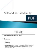 Self and Social Identity Slides