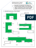 Calculate The Perimeter of Shapes 2