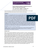 Assessment of Dengue Immunoglobulin and Hematological Indices Among Blood Donors