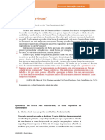 "Famílias Desavindas": Ficha de Trabalho