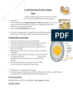 Composition and Nutritional Value of Eggs and Milk