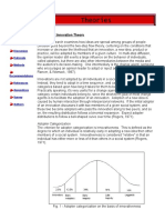 Diffusion of Innovation