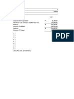 B & C Partnership Statement of Financial Position June 1 - 30, 2001 Cash