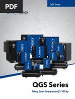 QGS Series: Rotary Screw Compressors - 5-100 HP