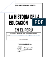 La Historia de La Educacion en El Peru