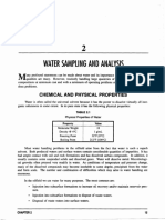 Water Sampling and Analysis: Chemical Physical Properties