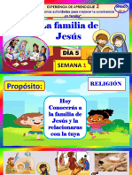 La Familia de Jesús Semana 4 Dia 5 - 30 Abril