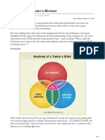 Anatomy of A Traders Mindset