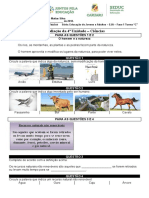 Avaliação Ciências - Eja - 4 Unidade