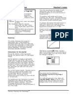 Activity 6: Trig Ratios Teacher's Notes: Framework Reference: Page 245