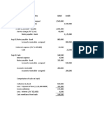 Docile Company Requirement: Prepare Journal Entries Debit Credit