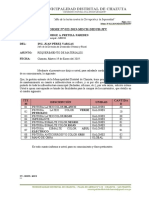 Informe 022-2019 Requerimiento Pintura