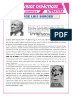 Biografía de Jorge Luis Borges para Cuarto de Secundaria