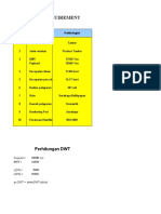 Design Requirement: Perhitungan DWT