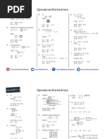 Operadores Matemáticos Ejercicios Propuestos
